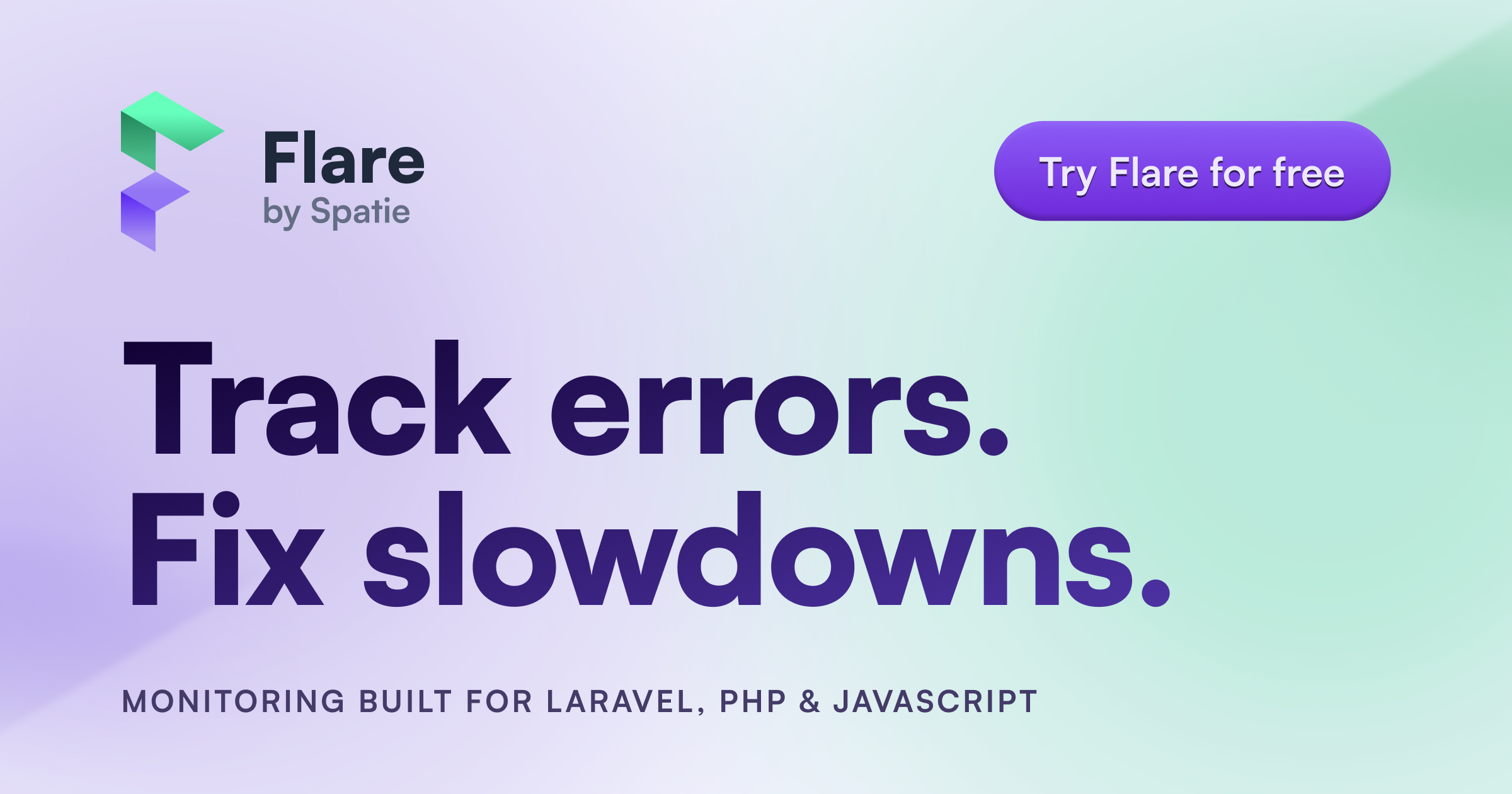 Preview image of website "Error Tracking & Performance Monitoring for Laravel & PHP | Flare"